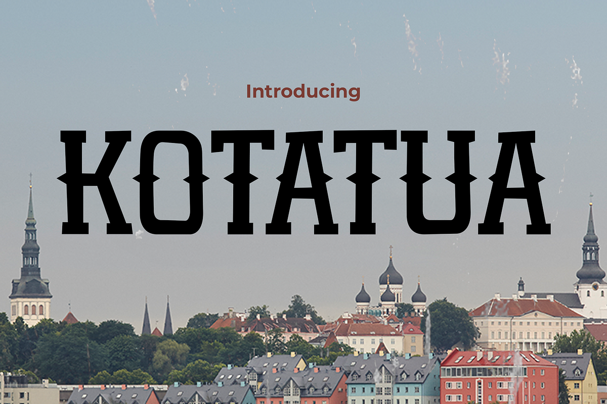 KOTATUA, a Serif Font by Pinisi ART (Photo 1 of 10)