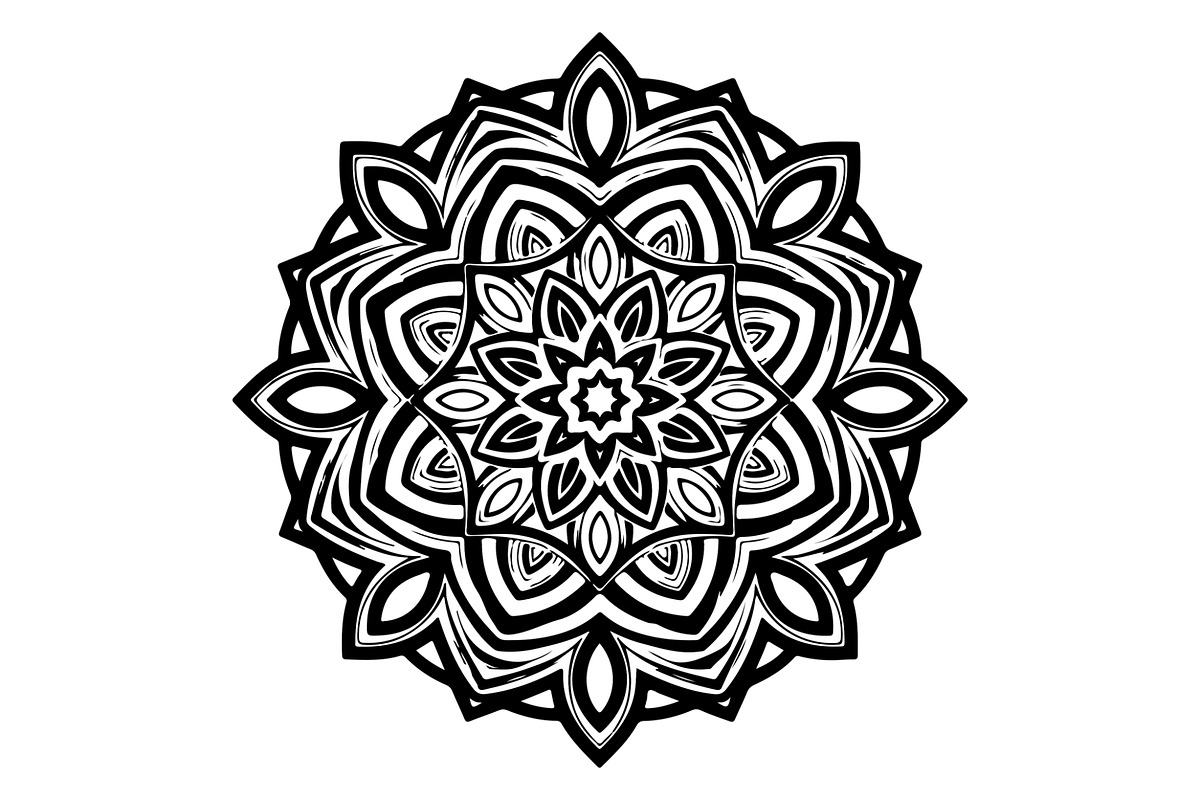 Ornamental Mandala and Lotus Set, a Decorative Illustration by balal (Photo 16 of 16)