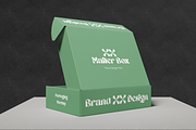 Mailer Box Mockup, a Packaging Mockup by DSNA Mockup (Thumbnail 4 of 5)