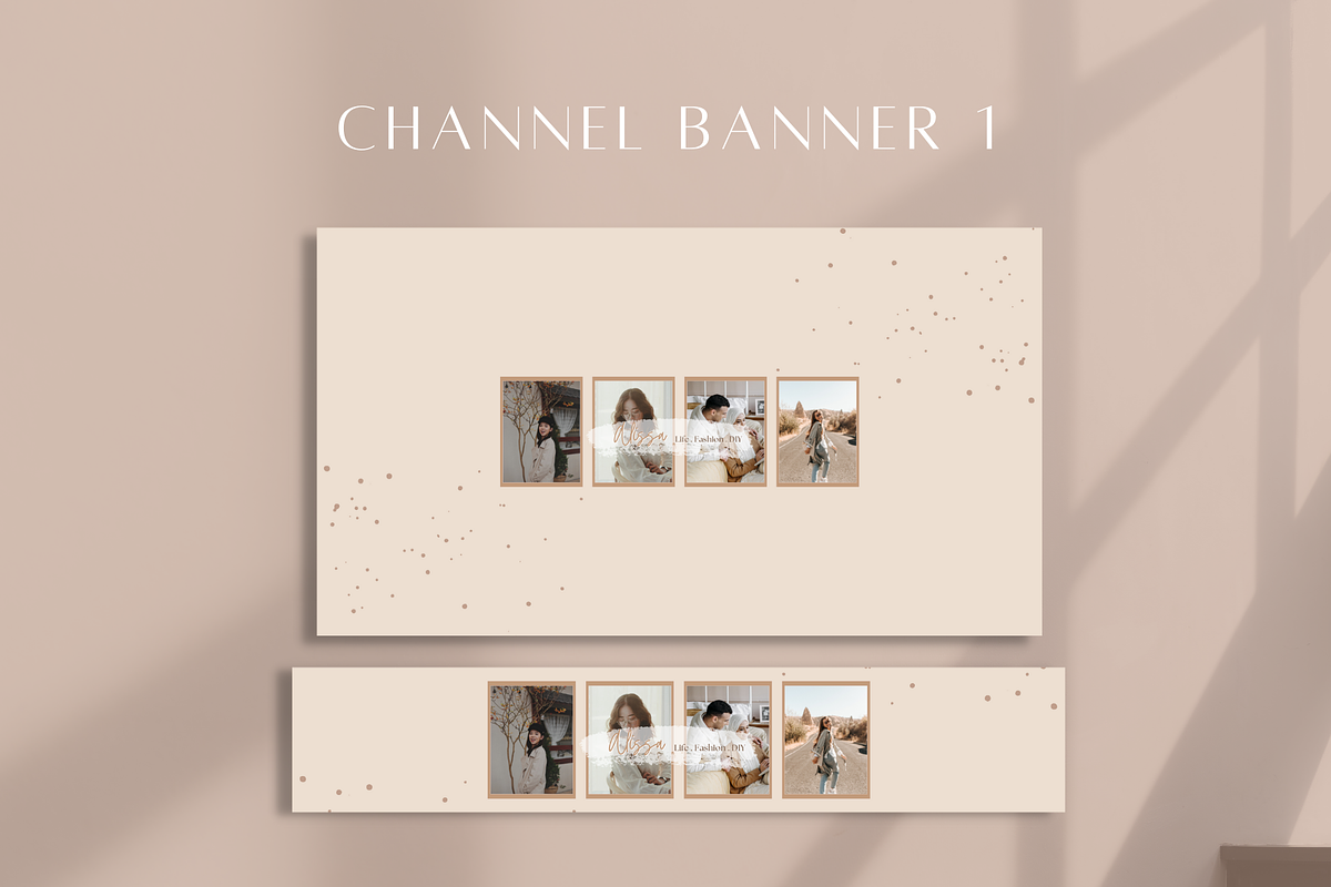 YouTube Branding Kit Canva, a Social Media Template by Creative Pixi (Photo 3 of 9)