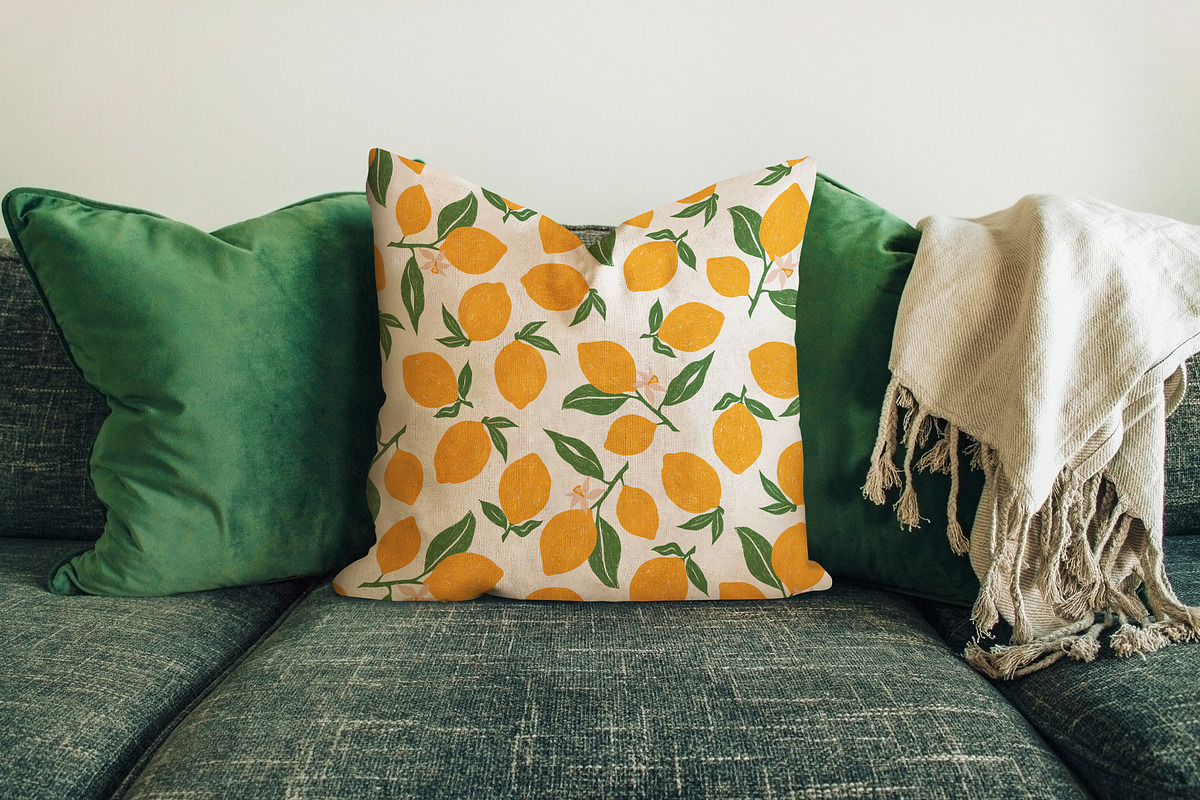 Lemons Pattern, a Pattern Graphic by Groovy Arts (Photo 4 of 5)