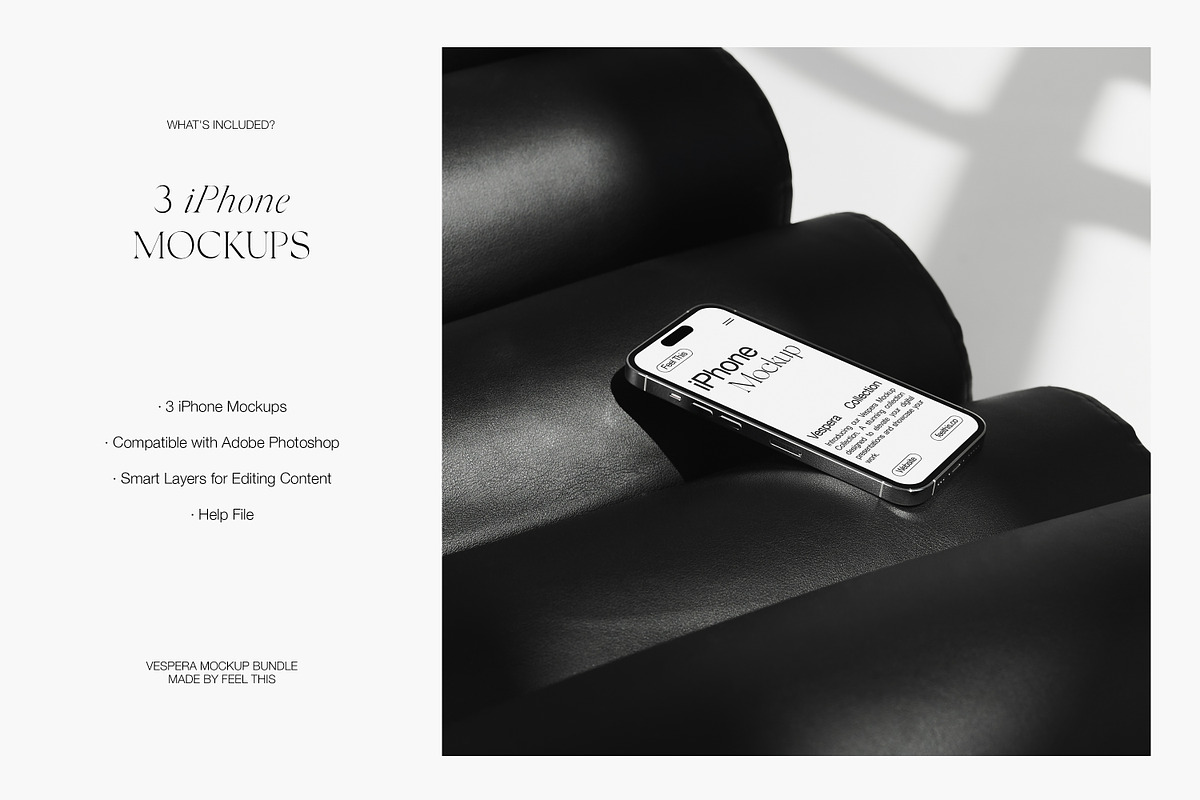 Apple Mockups | iPhone iPad MacBook, an iPhone Mockup by Feel This (Photo 5 of 11)