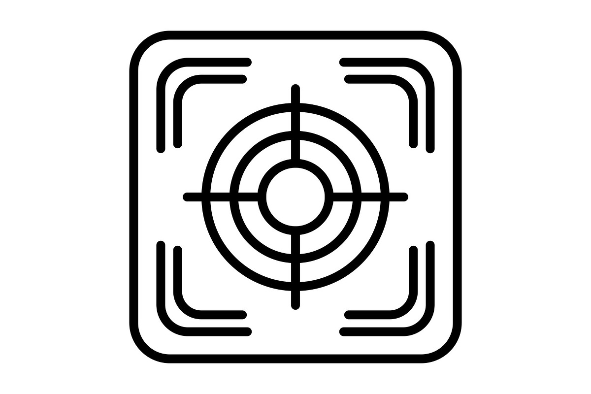 Focus Line Icon, an Icon by Pexelpy