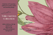 Tulip Garden Seamless Patterns, a Pattern Graphic by Svetlana Lerie (Thumbnail 4 of 9)