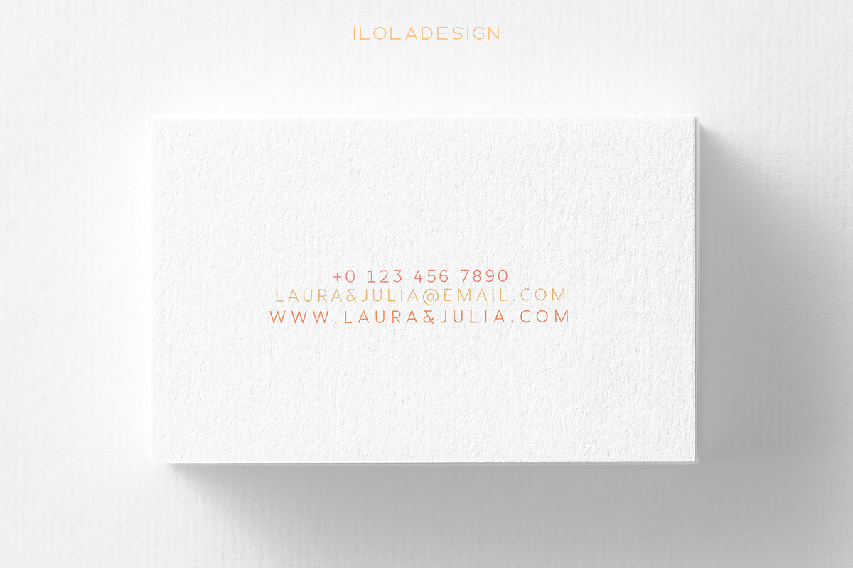 Florist Business Card~2 Colours, a Business Card Template by iloladesign (Photo 4 of 4)