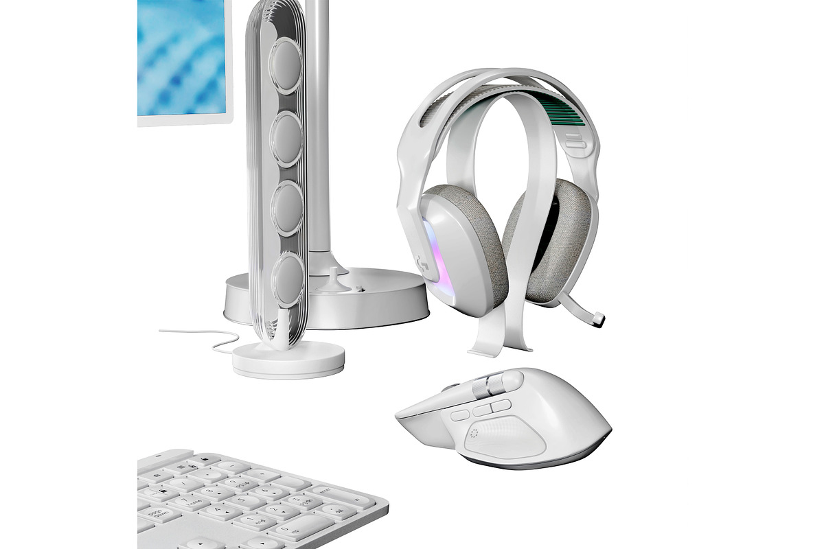 Workplace pc set 003, an Object 3D Model by Archidizer (Photo 4 of 10)