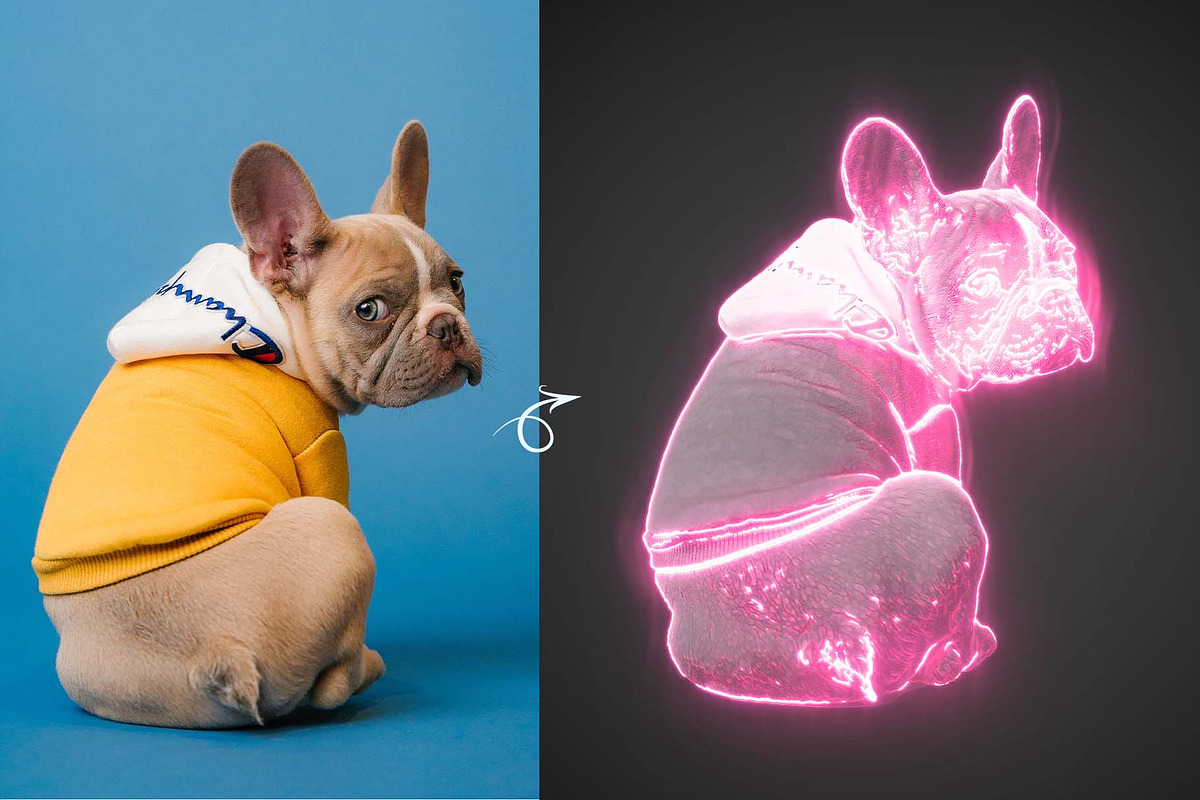 Neon Glow Photoshop Action, an Action Add-On by MRI STUDIO (Photo 8 of 12)
