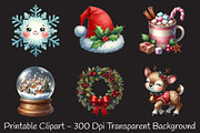 Jolly & Bright Christmas Cuties Pngs, an Illustration by RobertsArt (Thumbnail 3 of 7)