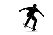 skateboard trick silhouettes showcas, an Illustration by Amazin_art (Thumbnail 24 of 31)