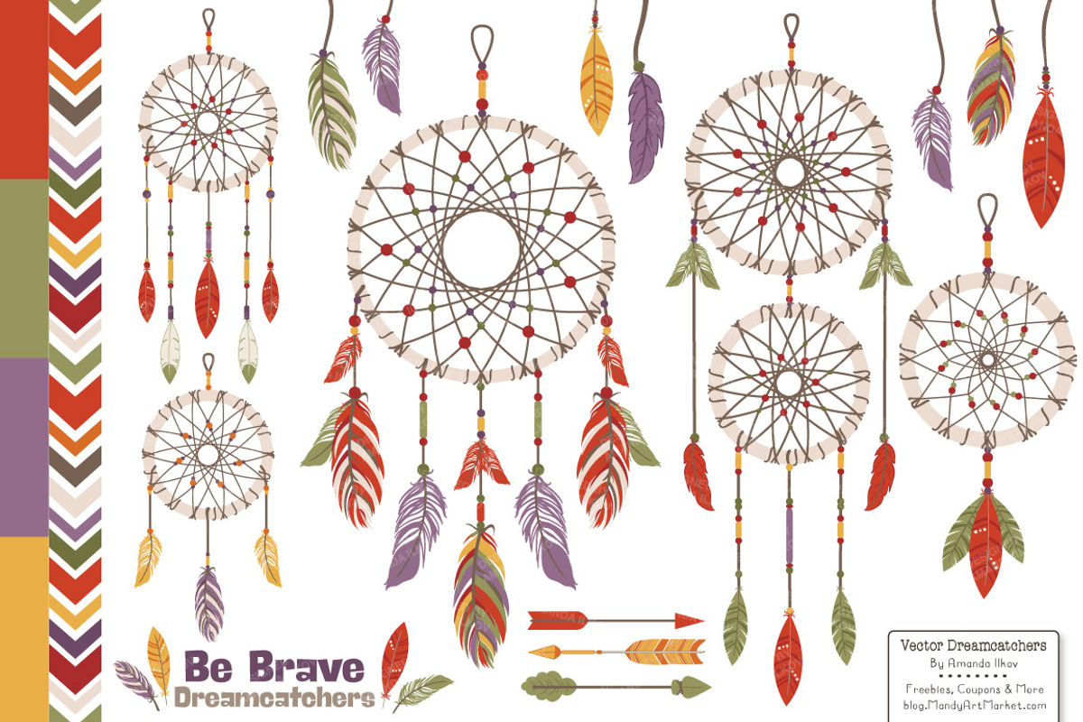 Autumn Dreamcatchers & Vectors, an Illustration by Amanda Ilkov (Photo 1 of 4)