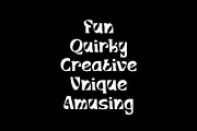 Nestor - Quirky Typeface, a Sans Serif Font by HipFonts (Thumbnail 2 of 9)