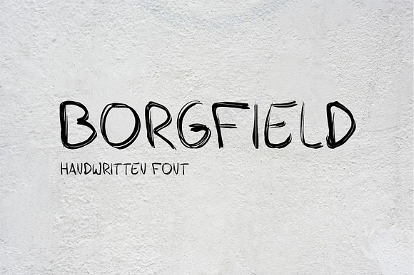 Borgfield | Handwritten Font preview 6