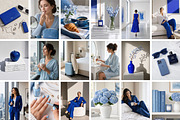 Blue Aesthetic Stock Photos, a Person Photo by Selenique Studio (Thumbnail 7 of 12)