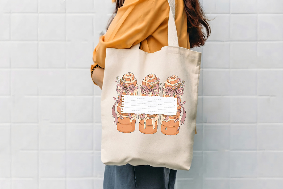 Custom Name Cinnamon Rolls PNG, a Seasonal Illustration by CrexoraLab (Photo 4 of 4)