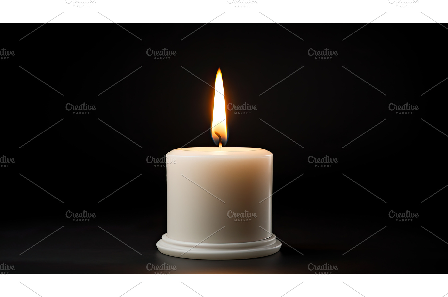 decor candle isolated ai generated, a Holiday Photo by pikepicture