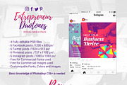 Entrepreneur Duotones Social Media, a Social Media Template by Numszky Creative (Thumbnail 2 of 4)