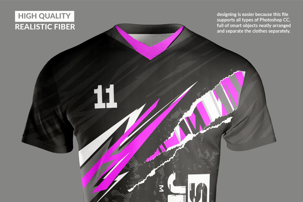 Esports Jersey Mockup, a Shirt Mockup by image touch (Photo 3 of 5)