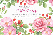 -90% OFF - Watercolor Flowers Bundle, a Decorative Illustration by Irina Diasli (Thumbnail 4 of 12)