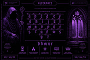 Vonire Bound Typeface, a Blackletter Font by alit design (Thumbnail 16 of 20)