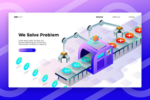 Problem Fixer - Banner &Landing Page