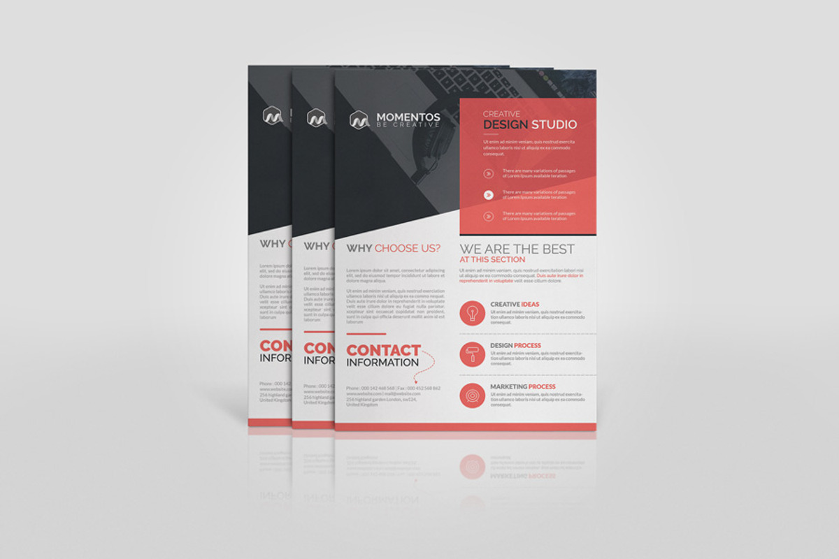 Corporate Flyer Template, a Flyer Template by Momentostudio (Photo 6 of 6)