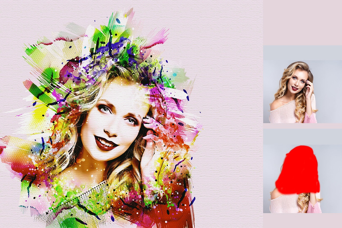 Paint Photoshop Action, an Action Add-On by MRI STUDIO (Photo 13 of 19)
