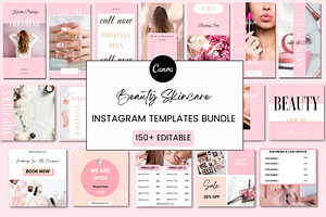 Beauty Instagram Templates Canva