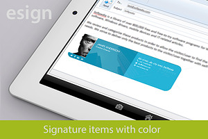 E-SiGNs with Colors