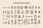 Christmas & New Year Doodles, a Seasonal Illustration by Oktyabr (Thumbnail 3 of 6)