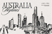 Australia Skylines, a Work Illustration by TheMountBirdStudio (Thumbnail 1 of 8)