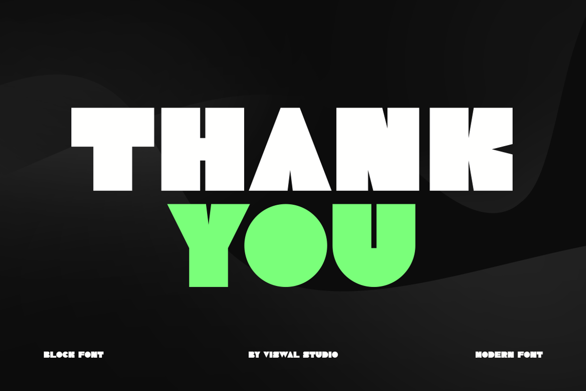 Rinzek - Bold Modern Font, a Sans Serif Font by Viswal Studio (Photo 6 of 6)