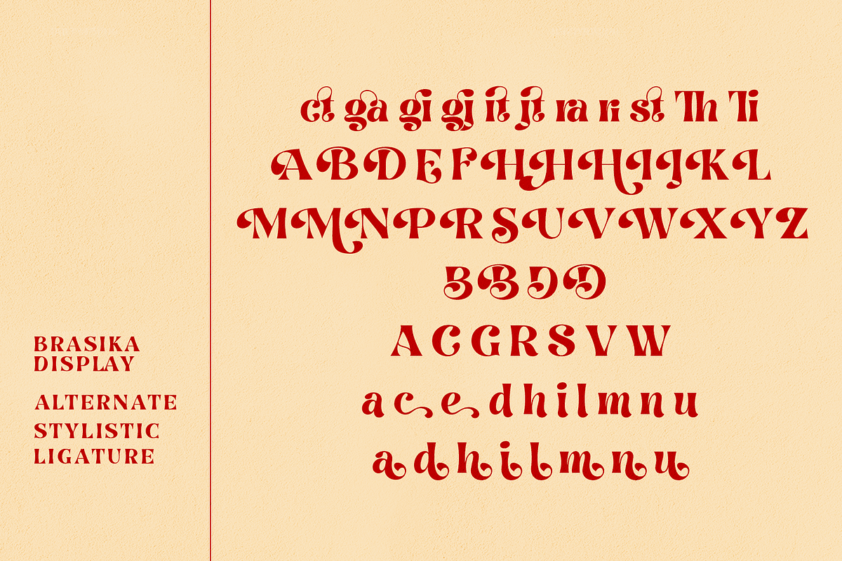 Brasika, a Font by nurrontype (Photo 12 of 16)