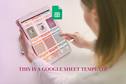 Google Sheets Social Media Planner, a Social Media Template by SociallyyCreative (Thumbnail 5 of 9)