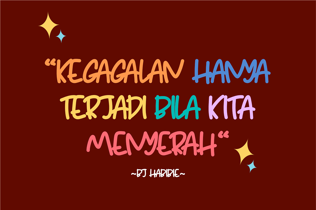 CIYARUNJ, a Handwritten Font by Rizenight (Photo 4 of 5)