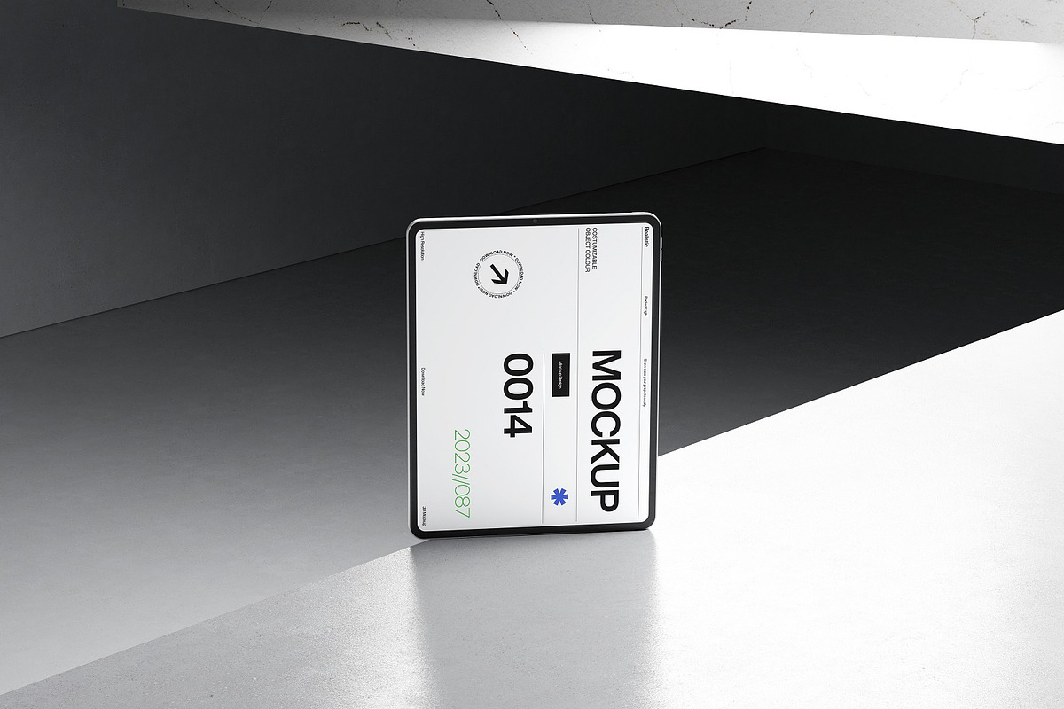 Modern Tablet Mockup Pack, an iPad Mockup by kreatifreya (Photo 4 of 11)