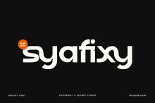 Syafixy - Ligatures Logo Font