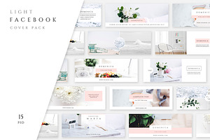 Light Facebook Cover Pack