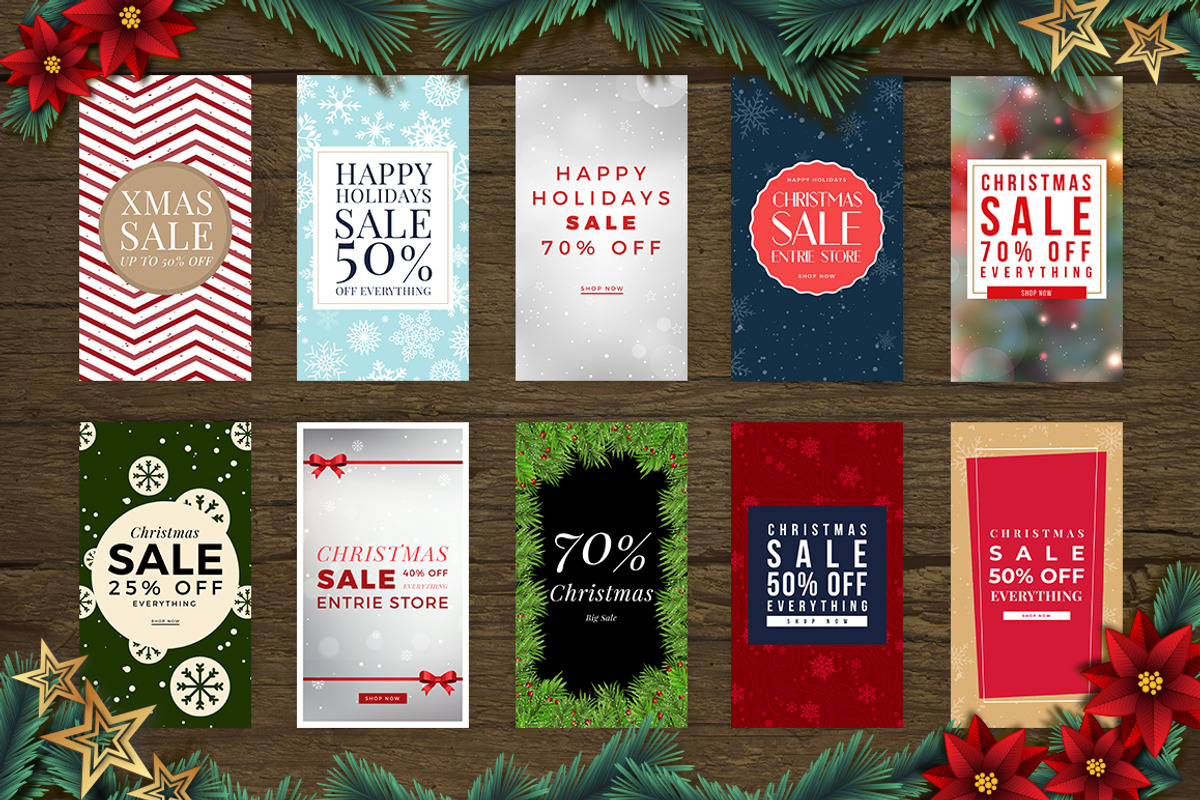 100 Christmas Instagram Stories, a Social Media Template by MinimalStudioCo (Photo 18 of 20)