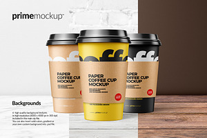 Paper Coffee Cup Mockup Bundle