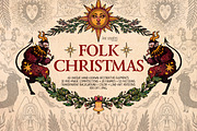 Folk Christmas Ancient Winter Tales, a Seasonal Illustration by Ink Stories (Thumbnail 1 of 12)