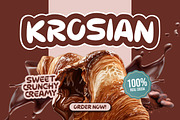 Choko Theo - Chocolate Display Font, a Handwritten Font by twinstd (Thumbnail 2 of 10)