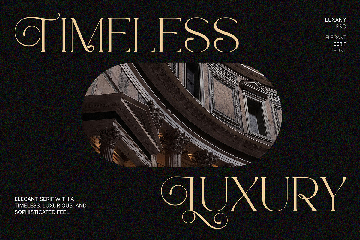 Luxany - Elegant Serif Font, a Serif Font by Inviline.co (Photo 9 of 10)