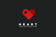 4 vector logos of hearts, a Branding & Logo Template by Magda (Thumbnail 5 of 5)