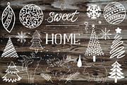 Watercolor Eco Christmas set, an Object Graphic by Ana-Sakuta (Thumbnail 8 of 10)
