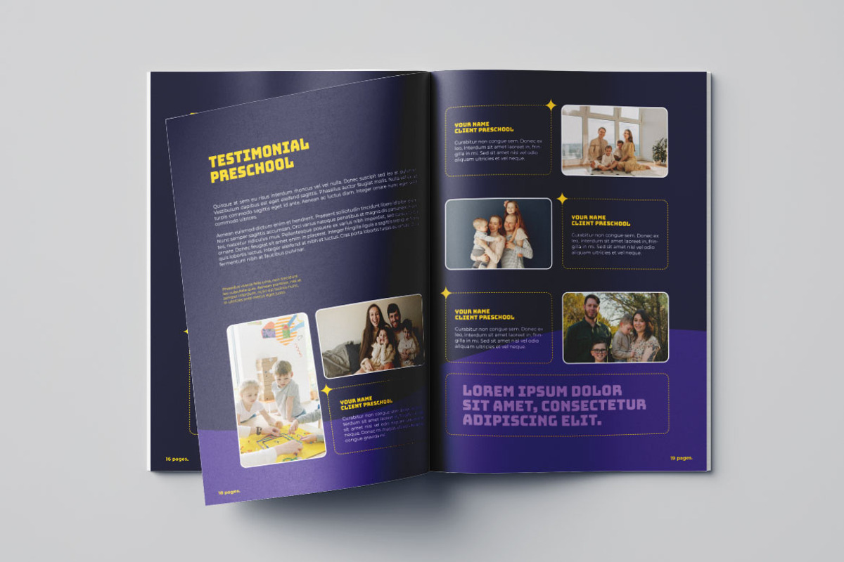 Preschool Brochure Vol.15, a Brochure Template by Bewalrus Studio (Photo 9 of 10)