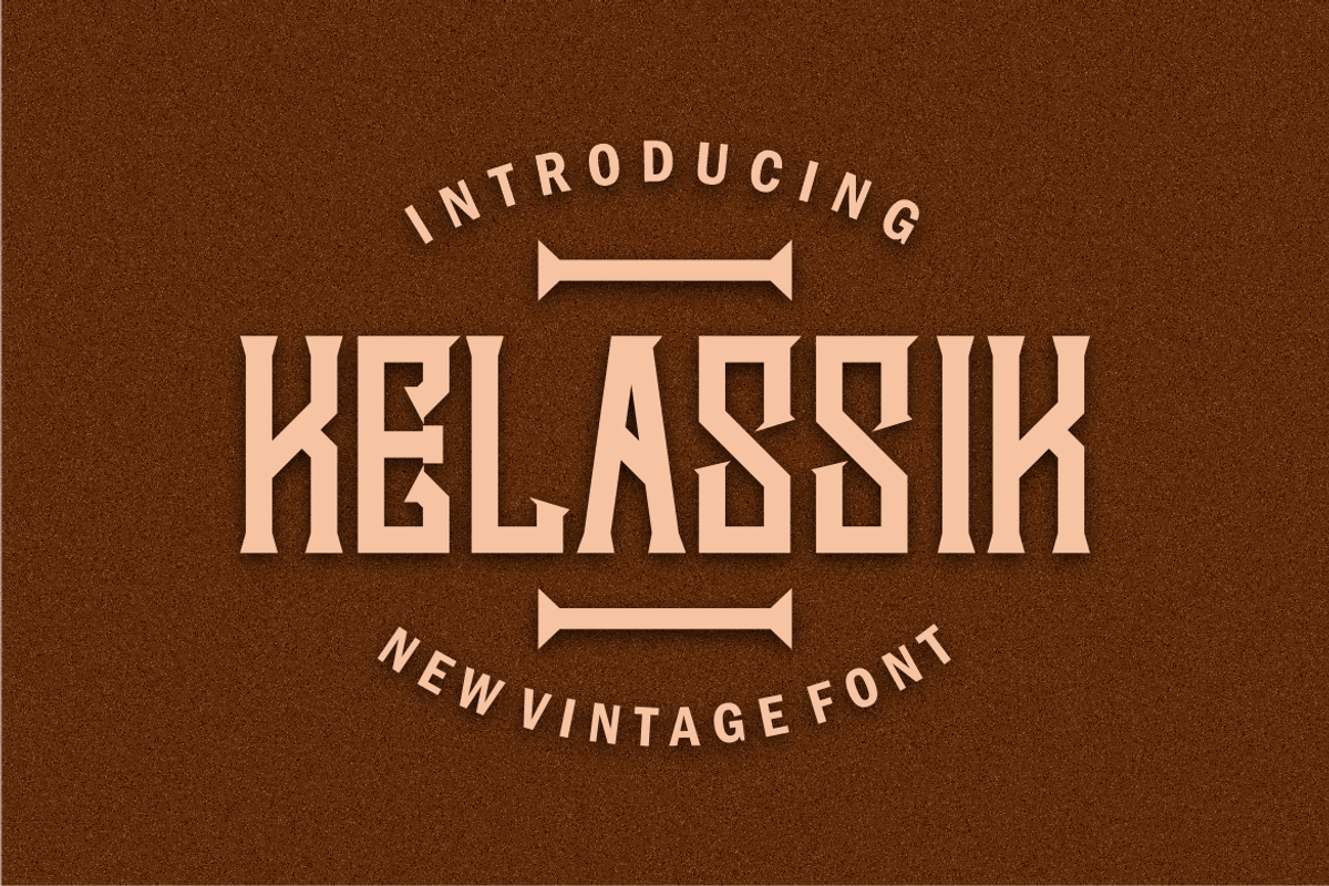 Kelassik font, a Serif Font by VectorCraft (Photo 2 of 4)