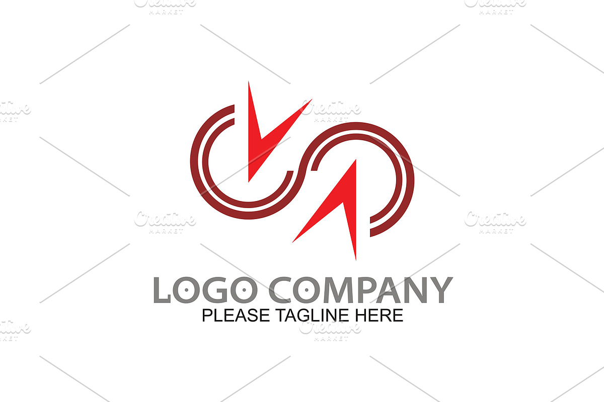 20 Logo Connecting Templates Bundle, a Branding & Logo Template by Friendesigns (Photo 19 of 21)