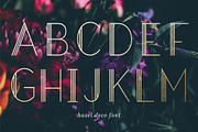 Hazel Deco Font, a Font by Leslie Ray (Thumbnail 2 of 7)