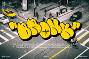 Fatsy - Layered Graffiti Fonts, a Blackletter Font by SemutHitam Creative (Thumbnail 15 of 19)