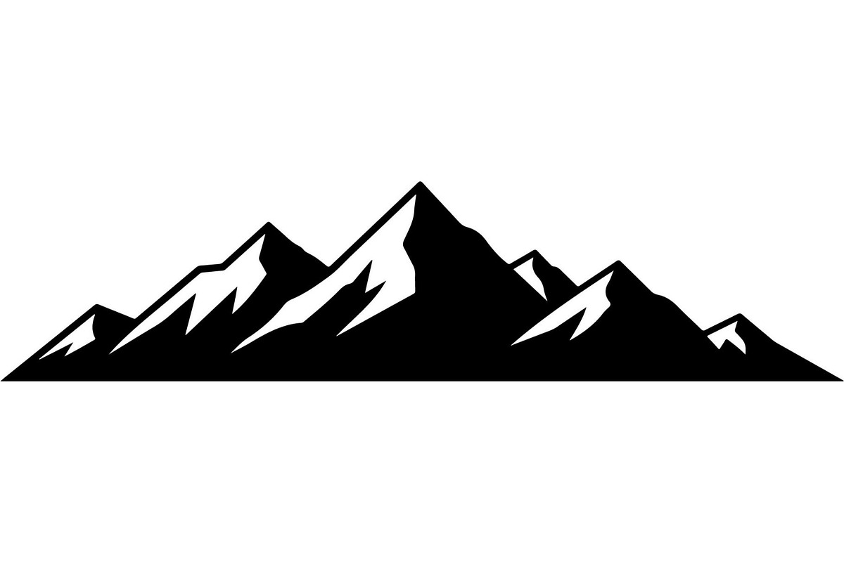 Mountain Range Silhouette, an Object Graphic by Designer_Momina (Photo 17 of 20)